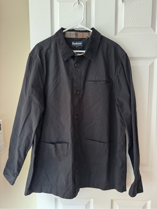 Barbour Other - Barbour Men’s Black Lightweight Button-Up Shirt Jacket